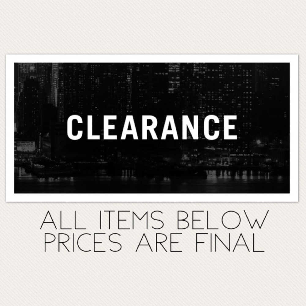 ⬇️CLEARANCE⬇️